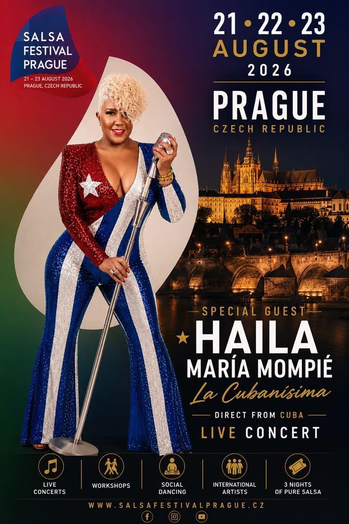 Cartel Festival de Salsa de Praga (21, 22 y 23 de Agosto)